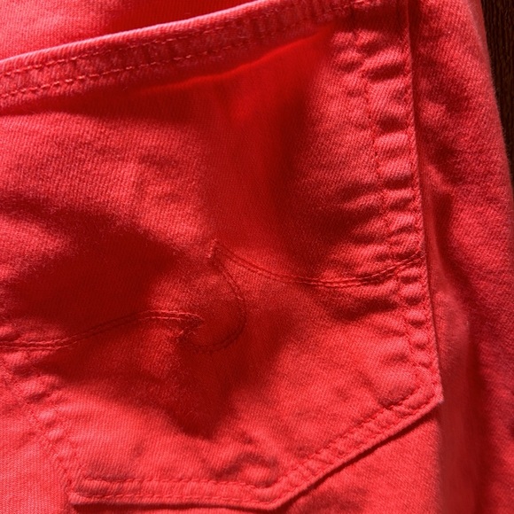 Adriano Goldschmied Mid rise cigarette pant coral/orange size 27R - Picture 6 of 10